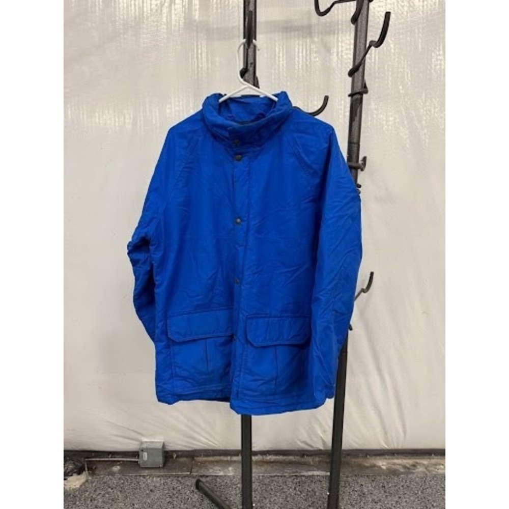 Vintage REI Gore-Tex Parka Mens Large Royal Blue Thinsulate Insulated Jacket